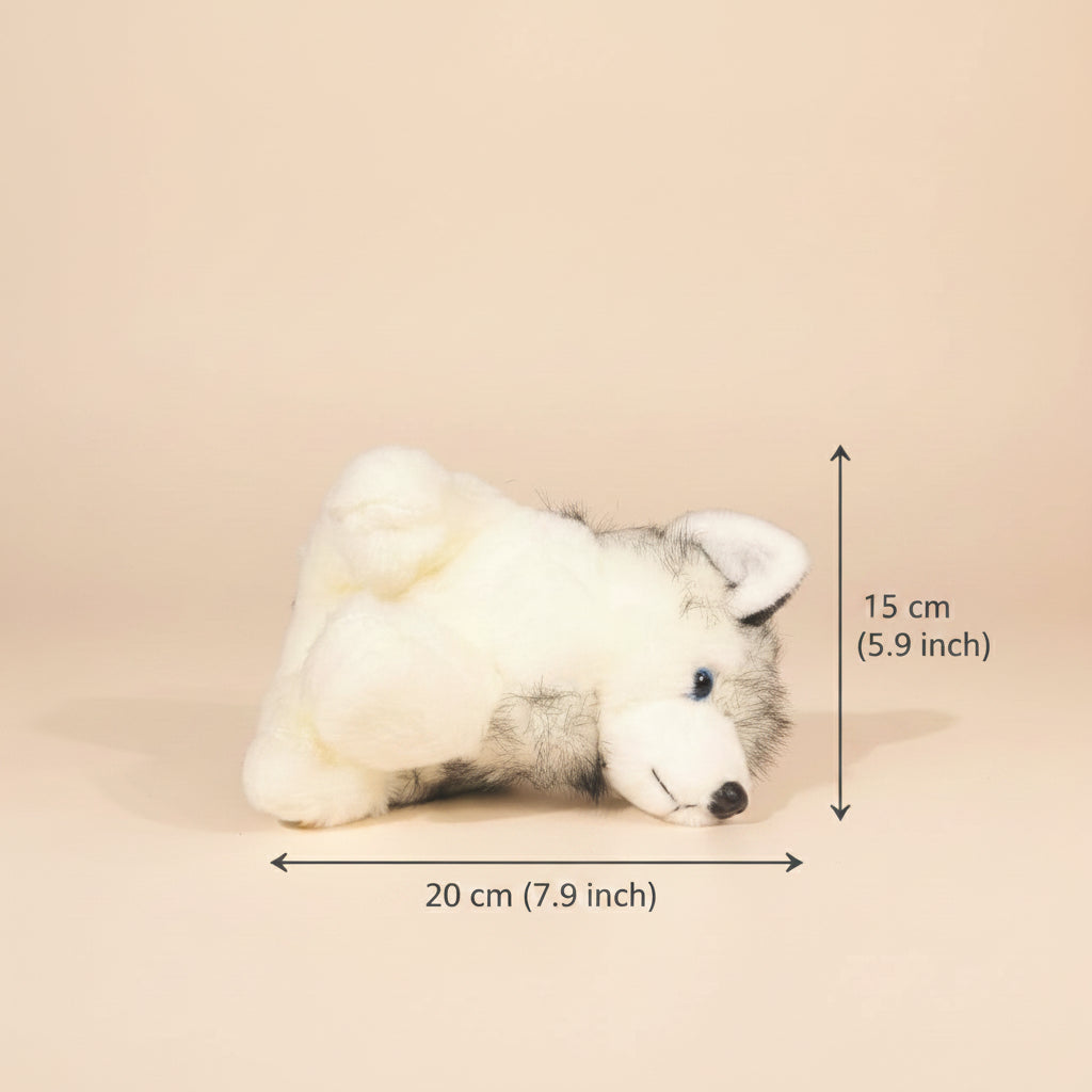 Cute Plush Husky Puppy – Soft Stuffed Toy Gift
