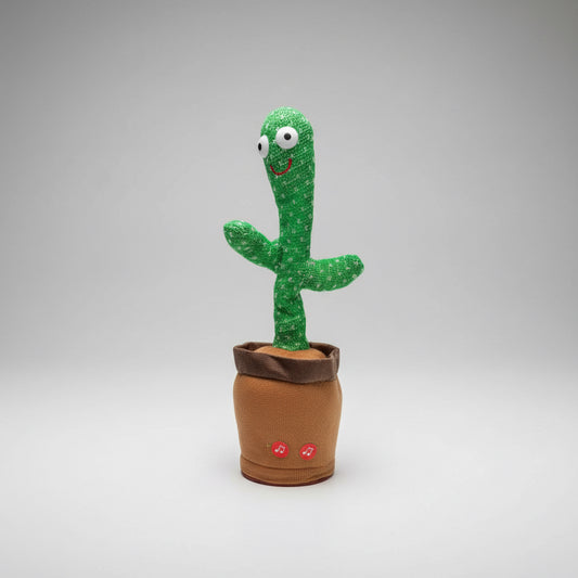 Plush toy cactus in a pot 