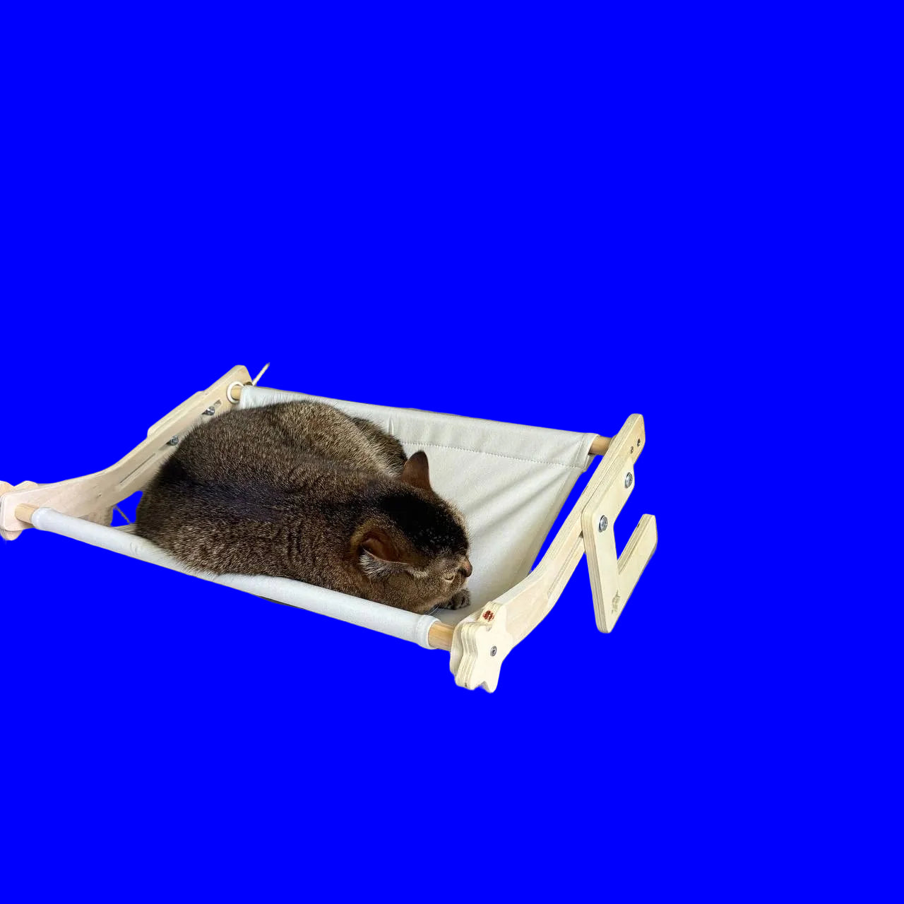 Marggo™ Bedside Cat Hammock – Elevated Cozy Lounger